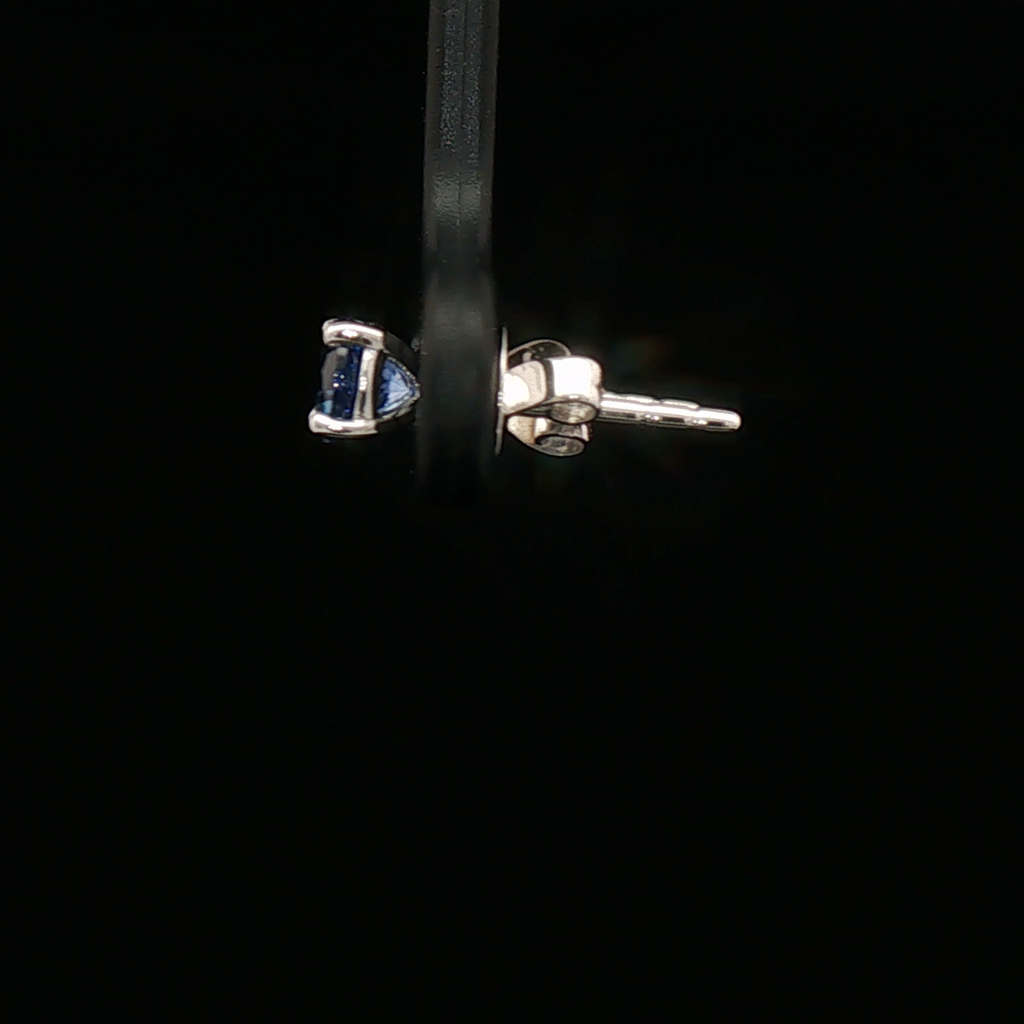 Blue sapphire studs