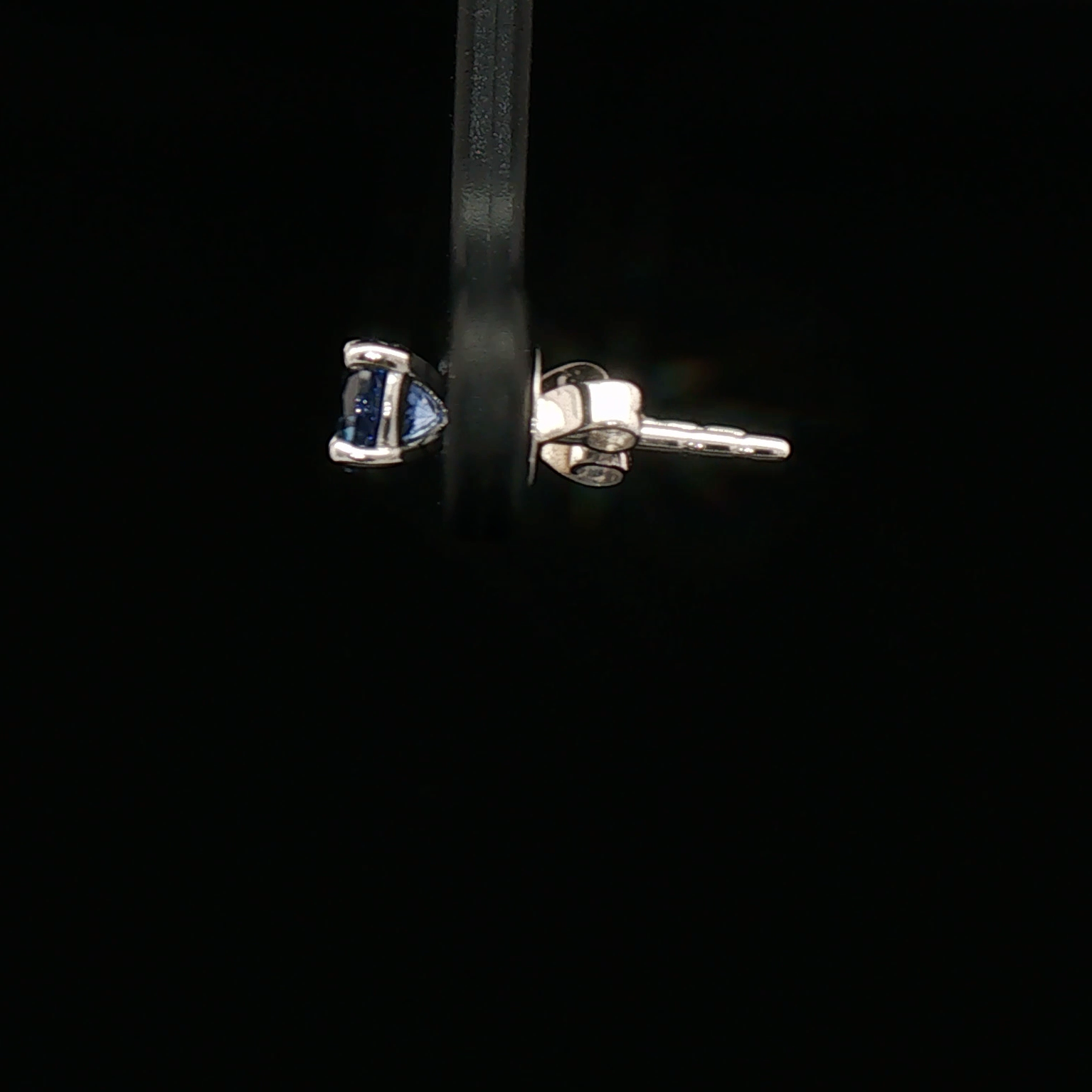 Blue sapphire studs