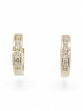 Channel set hoops small