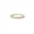 Single row diamond band