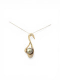 Tahitian Pearl Bird Pendant