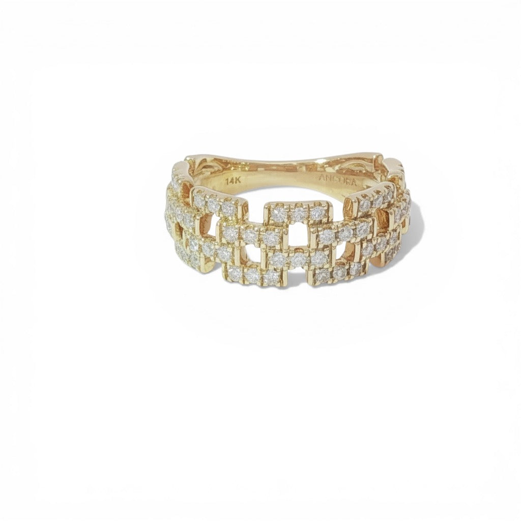 Grid motif ring
