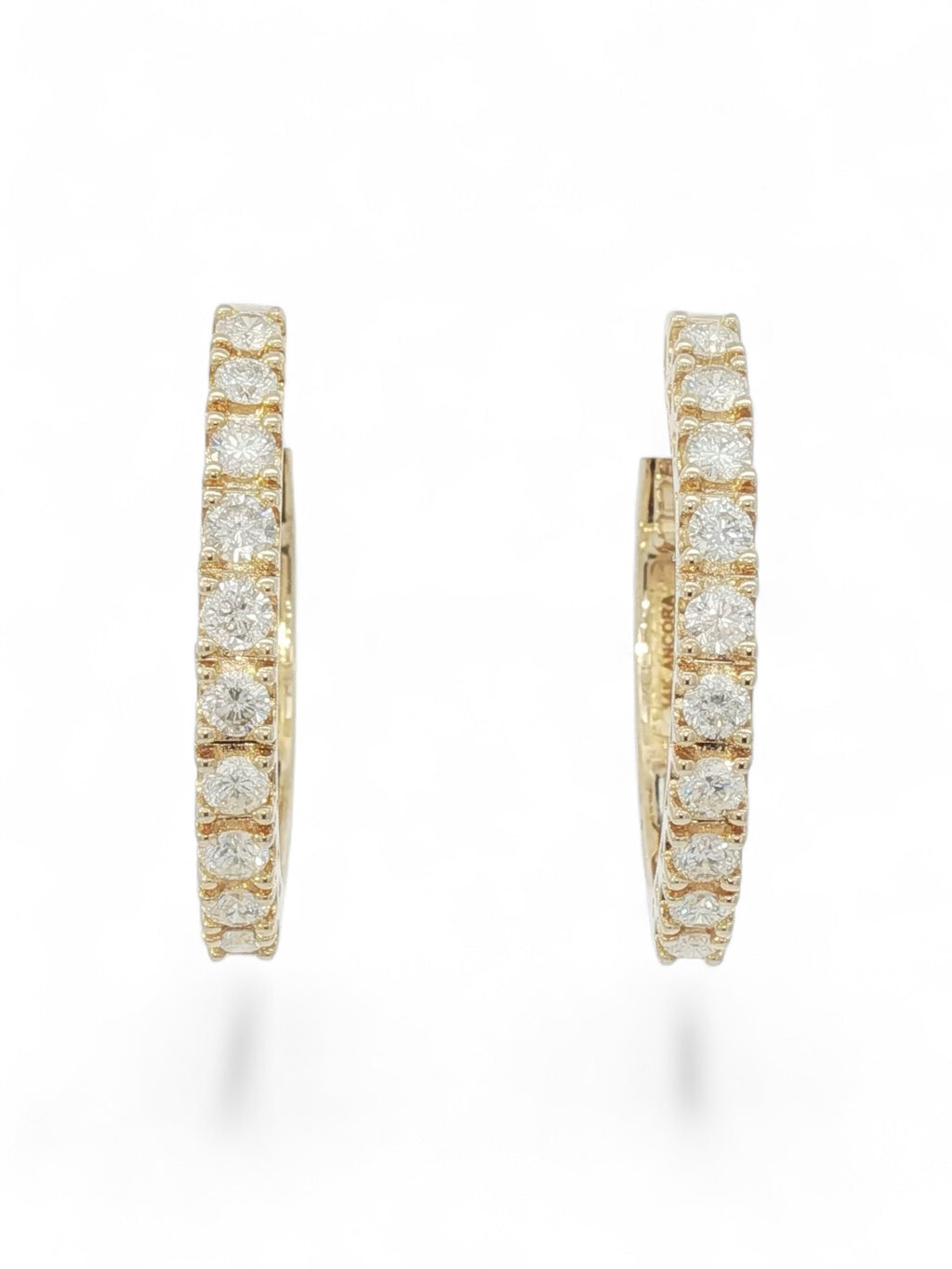 Pavé hoops large