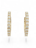 Pavé hoops large