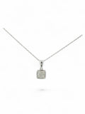 Petite square pendant