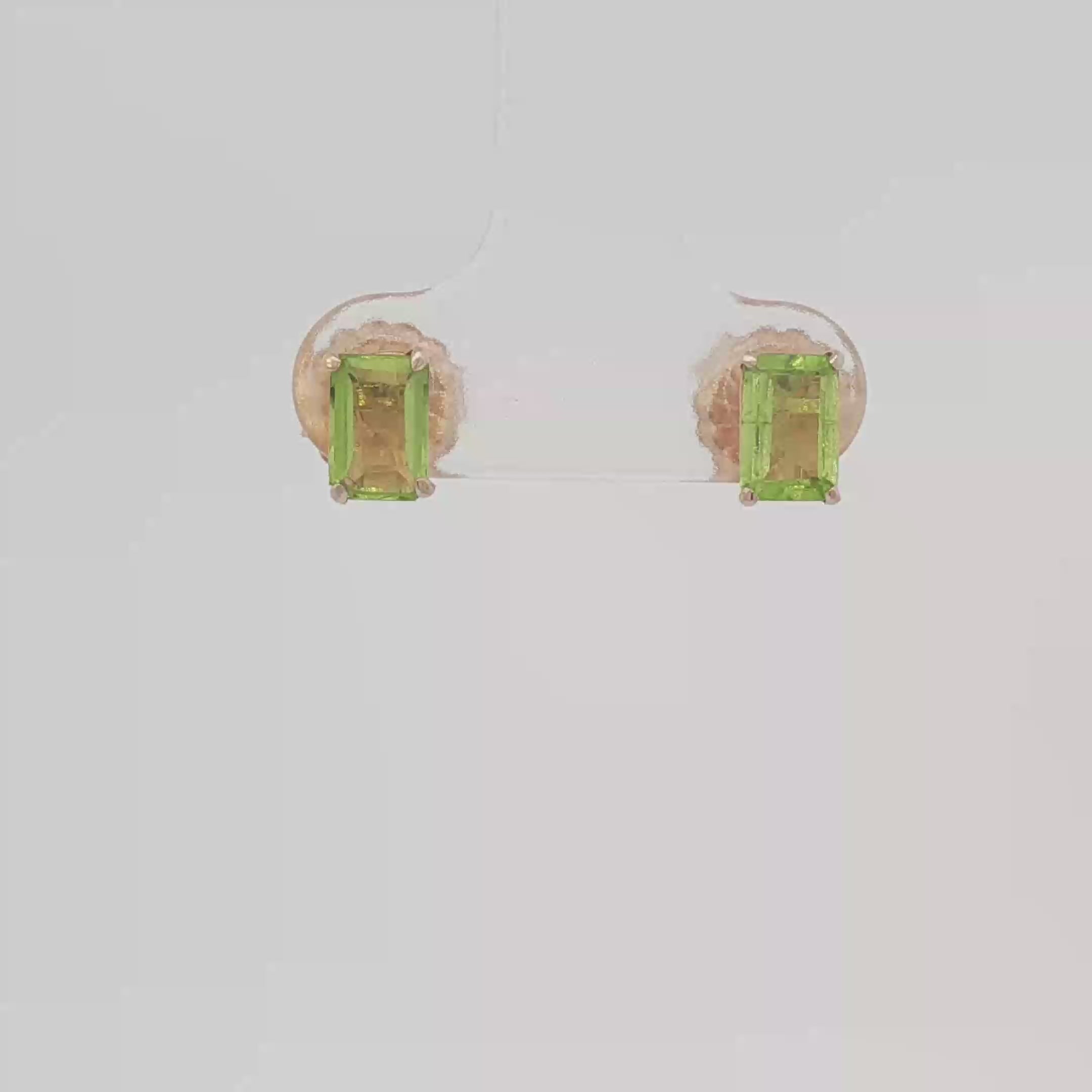 Peridot Studs