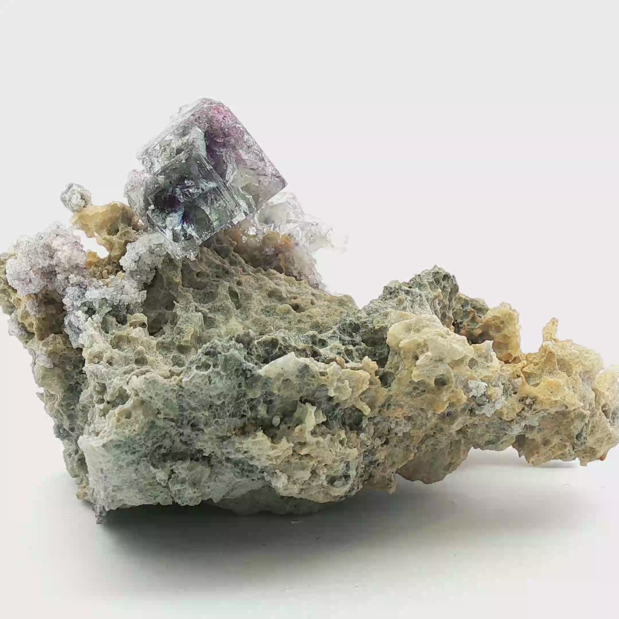 Fluorite, calcite