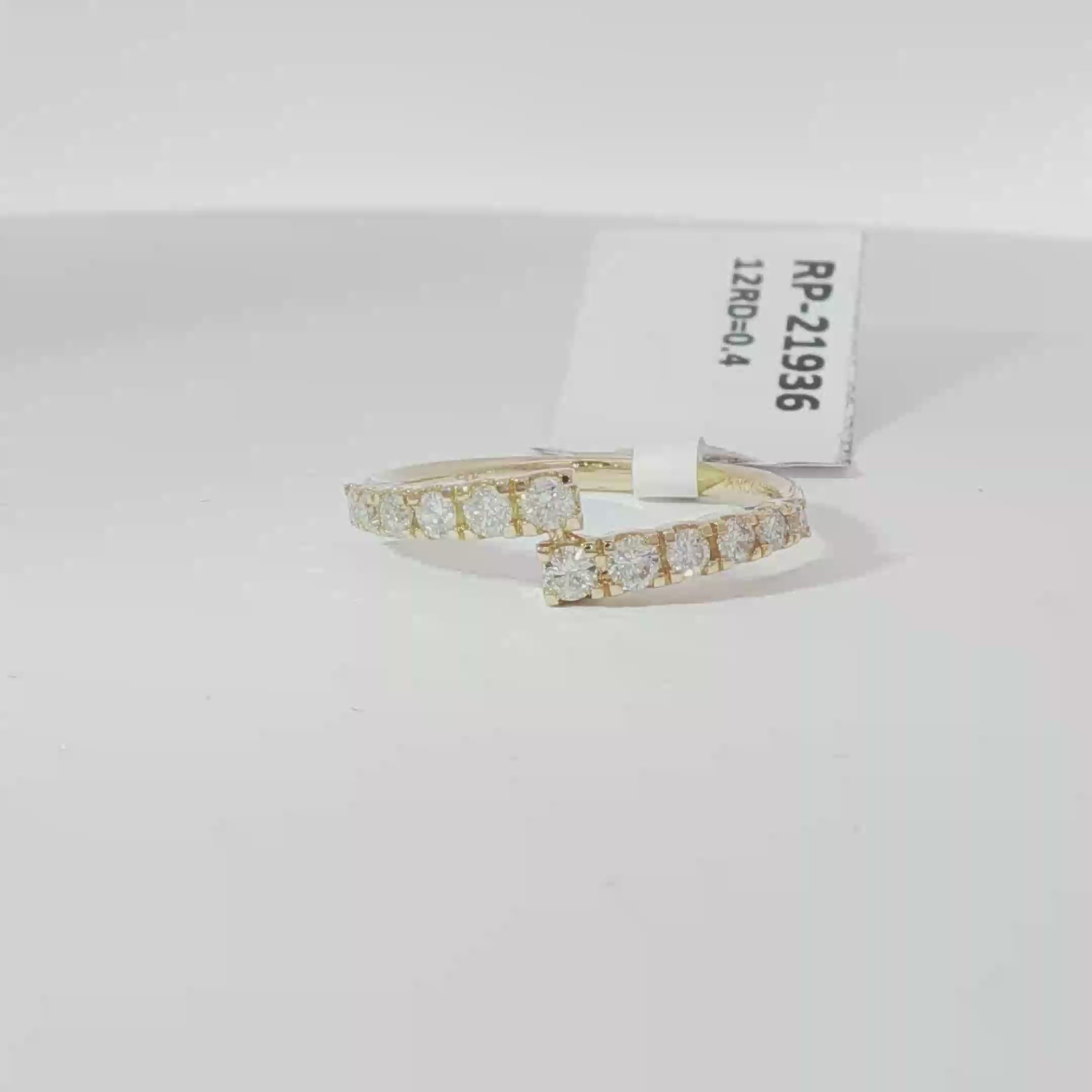 Split shank diamond ring