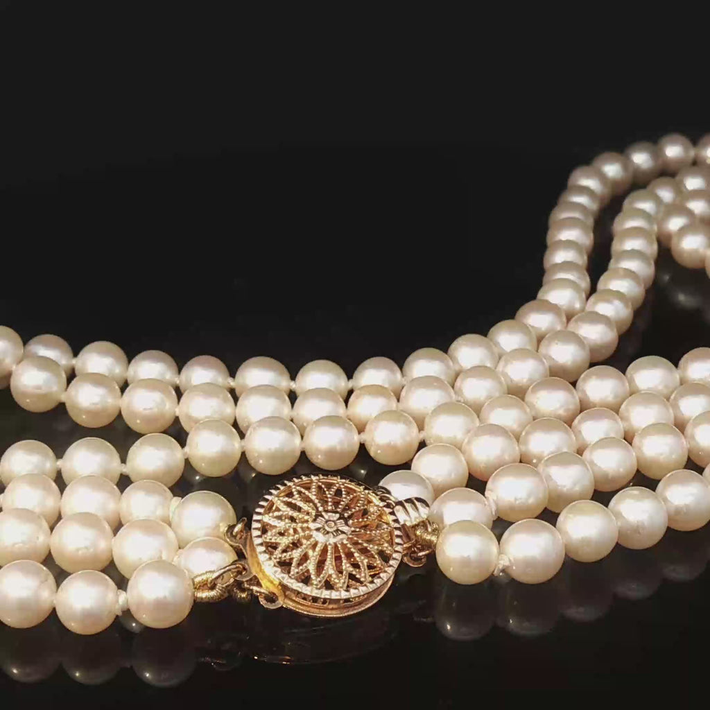 Pearl 3 layer chocker