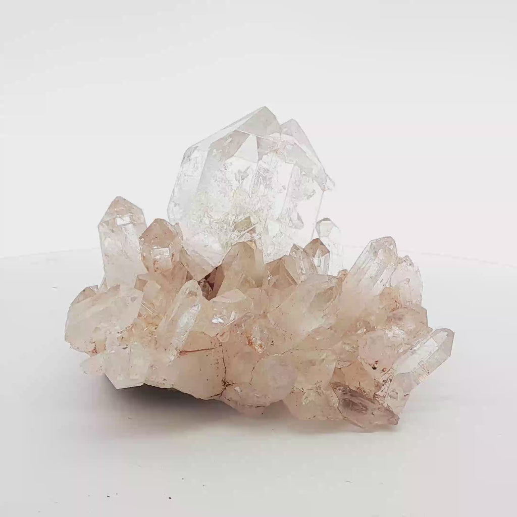 Pink Colombian quartz twin