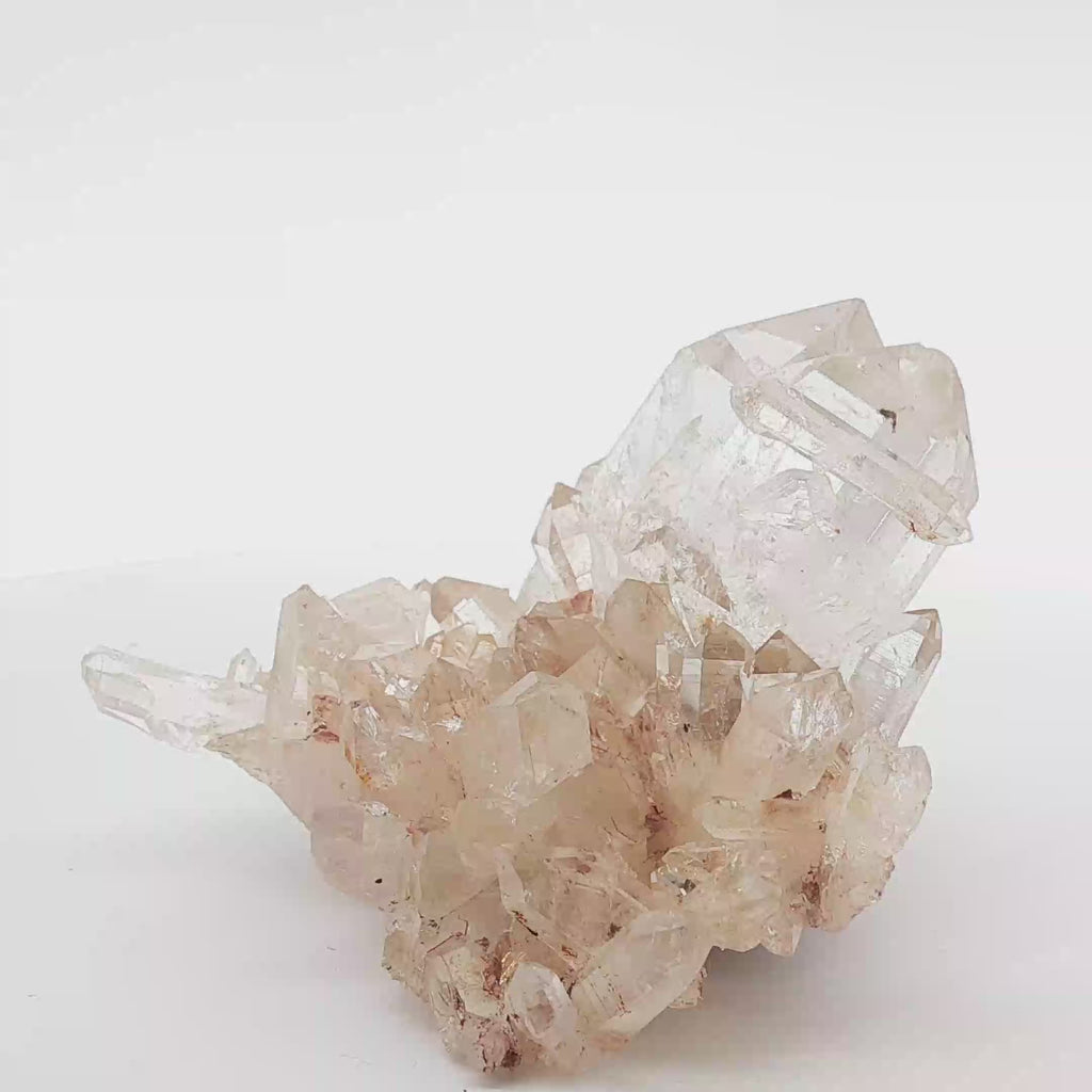 Pink Colombian quartz twin