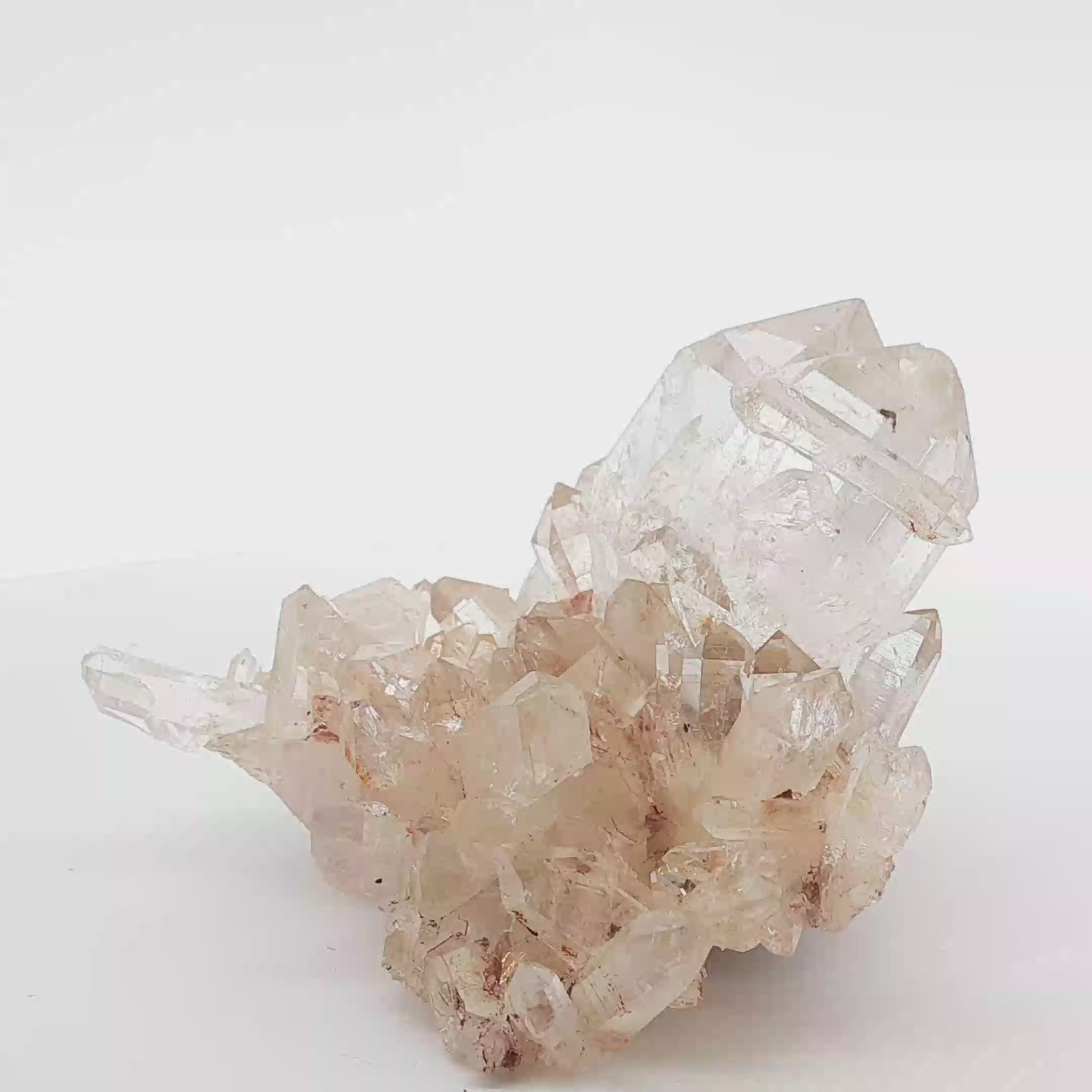 Pink Colombian quartz twin