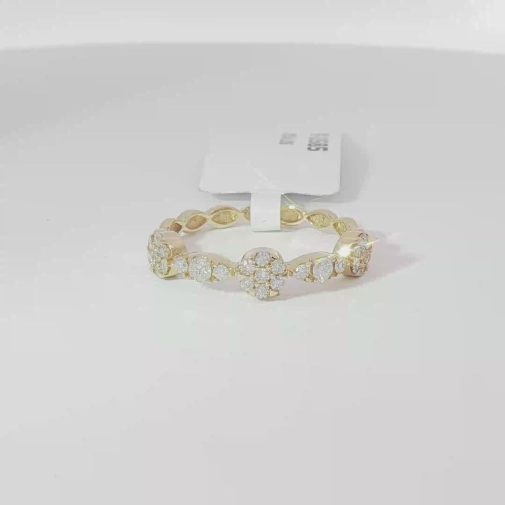 Flower Cluster ring