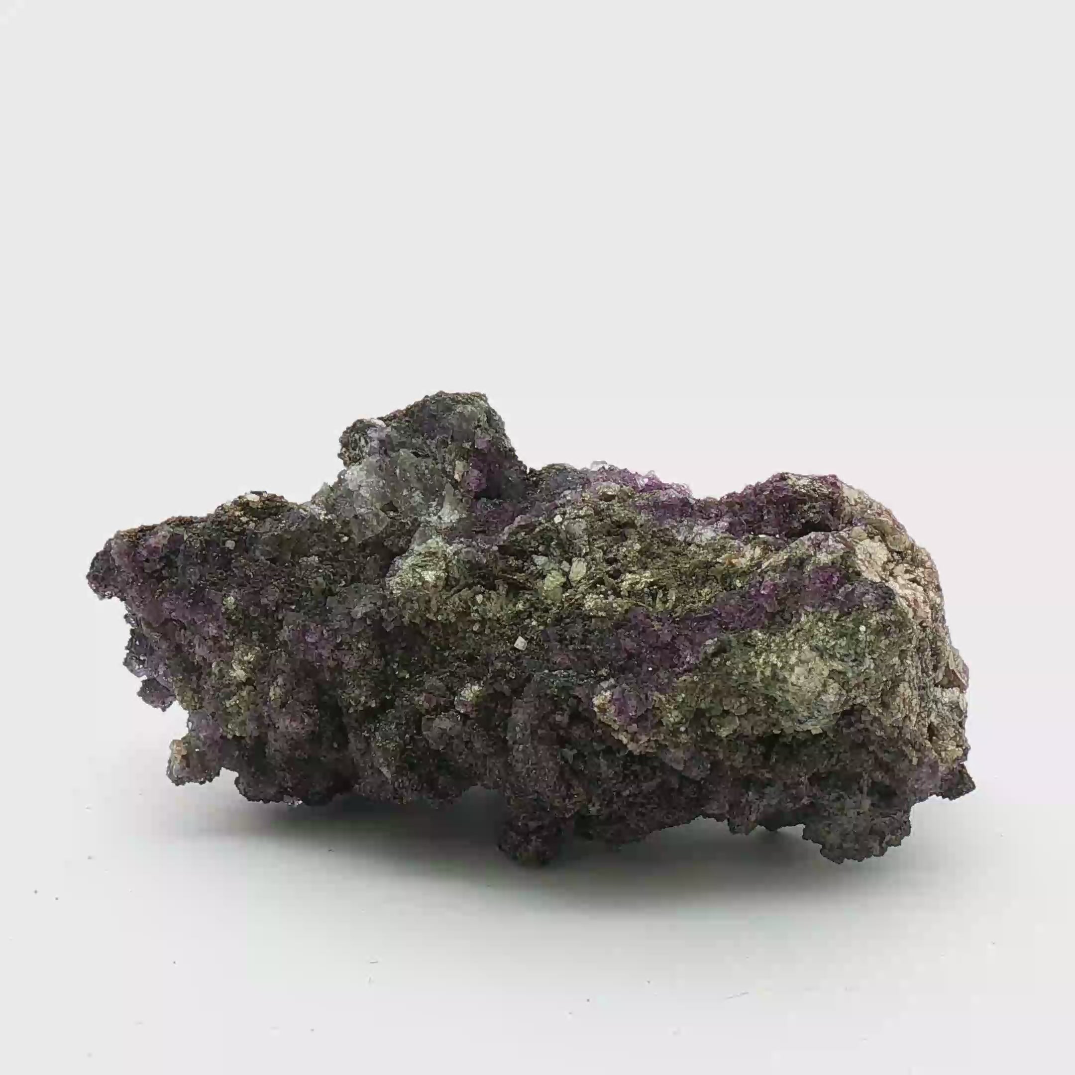 Fluorite, muscovite, arsenopyrite