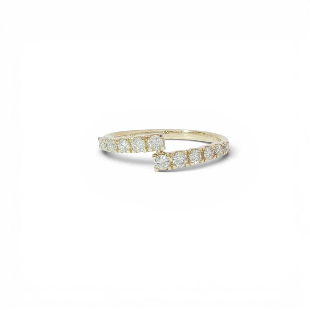 Split shank diamond ring